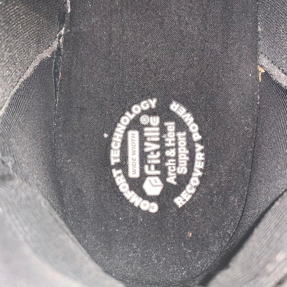 Men's Recovery Slide Sandals FitVille Arch Support Comfort Slip-On Size 10 - Picture 5 of 7